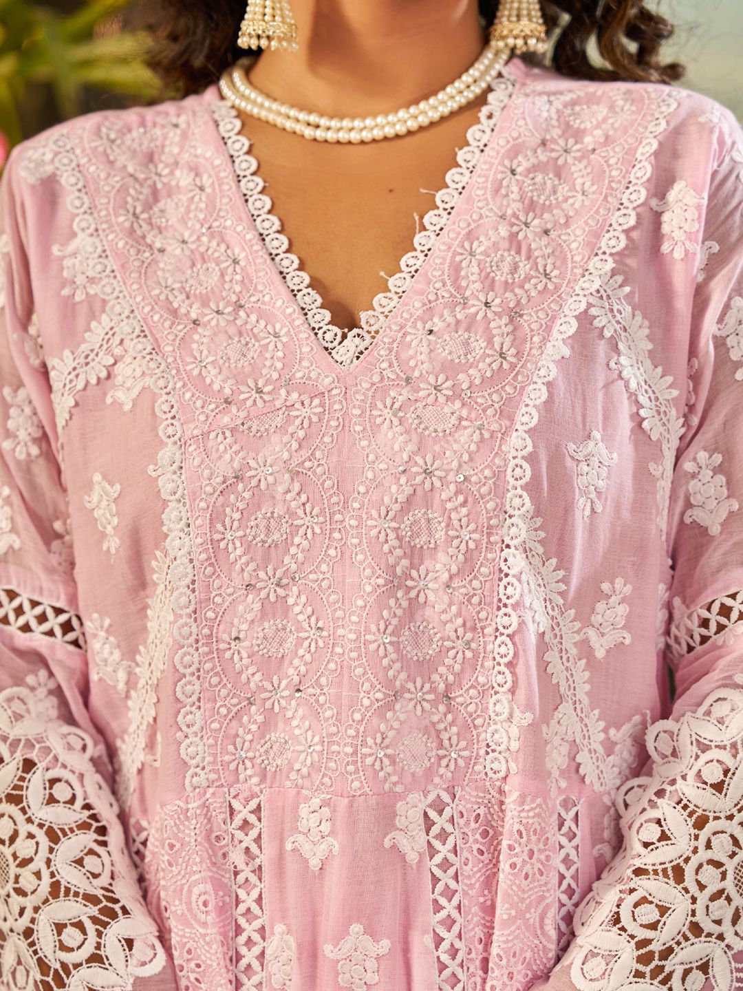 Women Ethnic Motifs Embroidered Cotton Kurta with Trousers & Dupatta