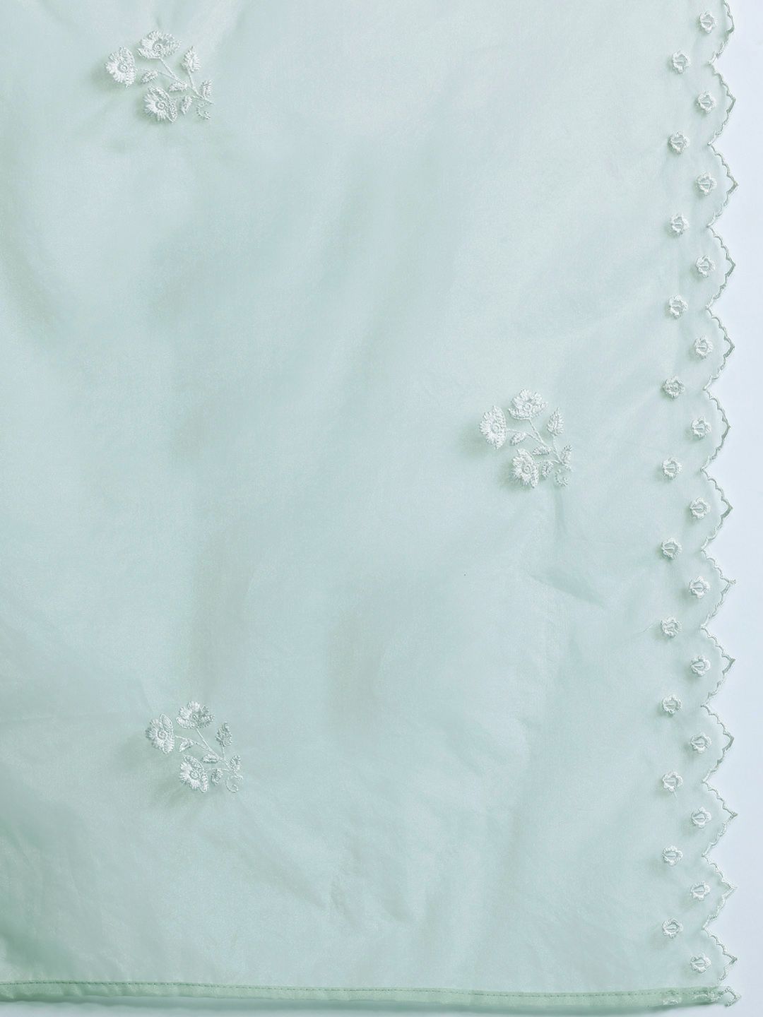 Women Floral Embroidered Regular Thread Work Kurta with Trousers & With Dupatta