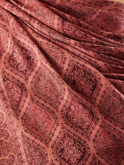 Dhiyona PA Ethnic Motifs Woven Design Woollen Fringed Shawl