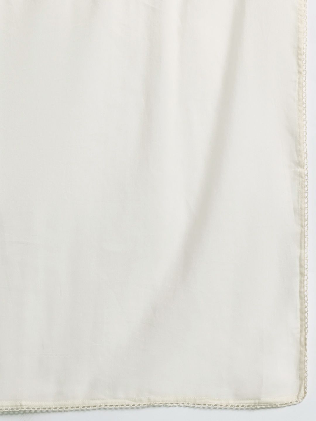 Floral Embroidered Panelled Thread Work Pure Cotton Kurta with Trousers & Dupatta