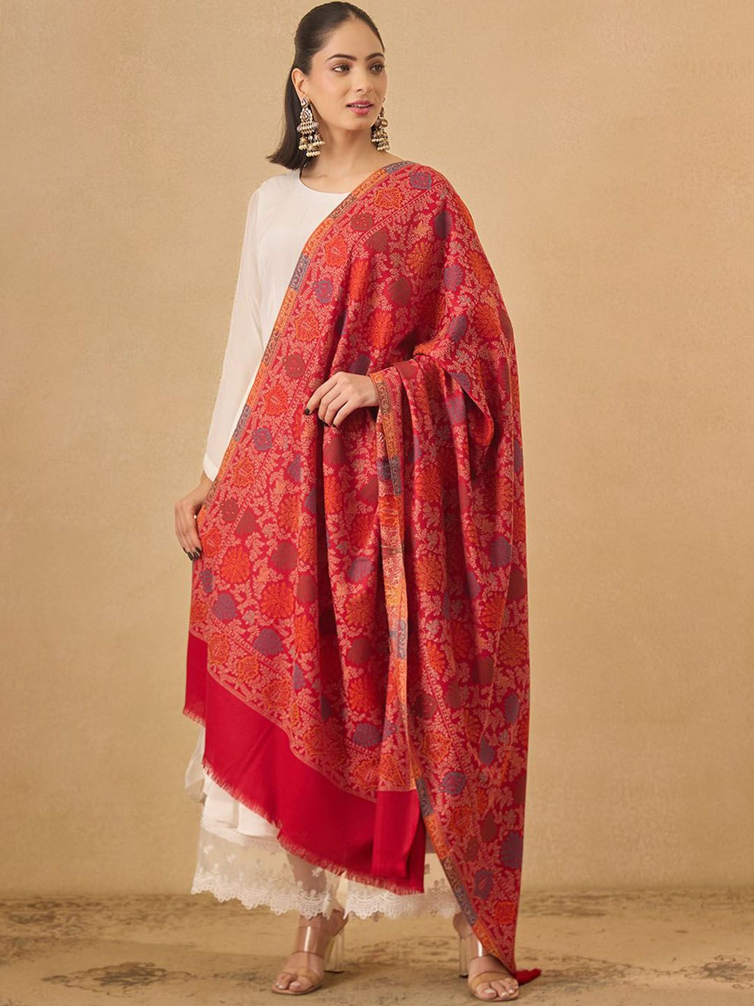 Dhiyona PA Floral Woven Design Shawl