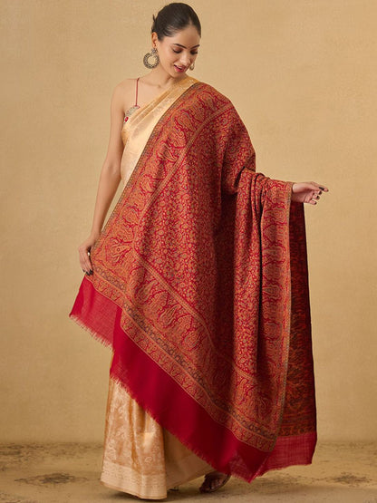 Dhiyona PA Floral Woven Design Jalwaa Jamawar Shawl