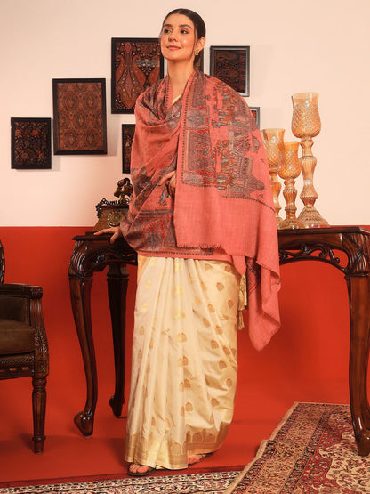 Dhiyona PA Paisley Embroidered Shawl