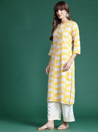 Dhiyona IE Floral Printed Kurta