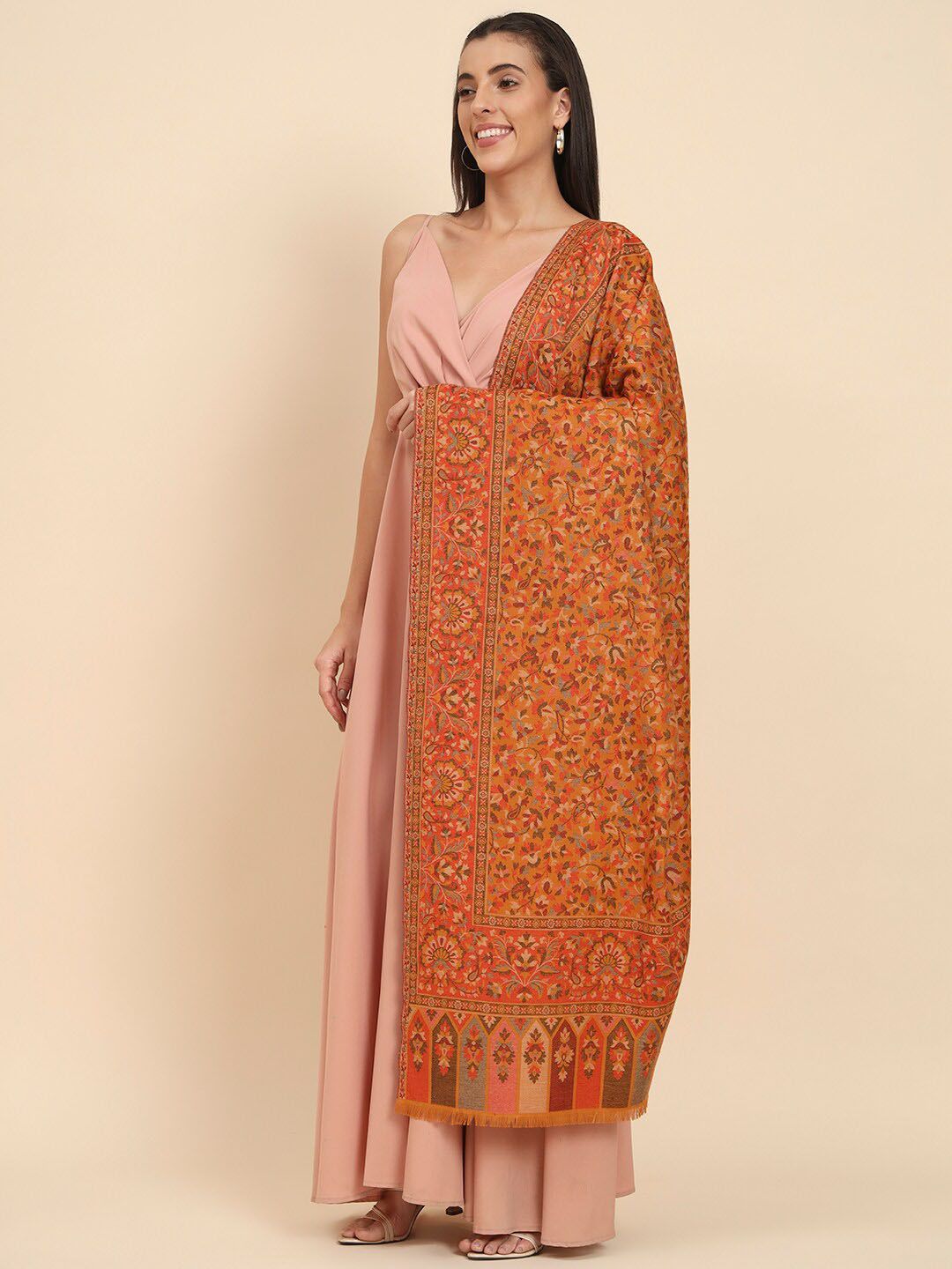 Dhiyona PA Floral Woven Design Shawl