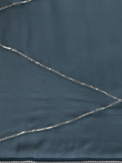 Women Gotta Patti Pure Cotton Kurta With Palazzos & Dupatta