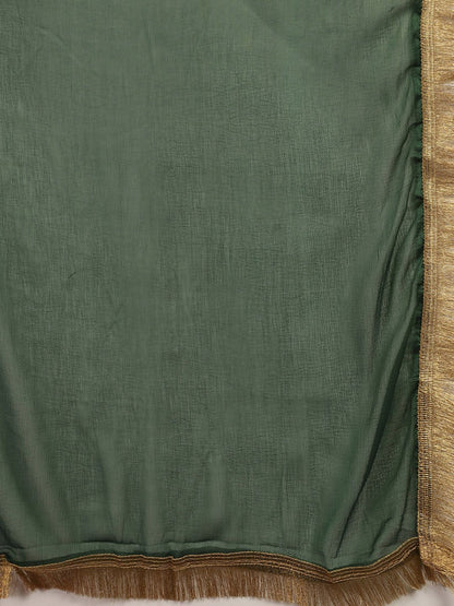 Dhiyona VA Women's Kurta With Trousers & Dupatta