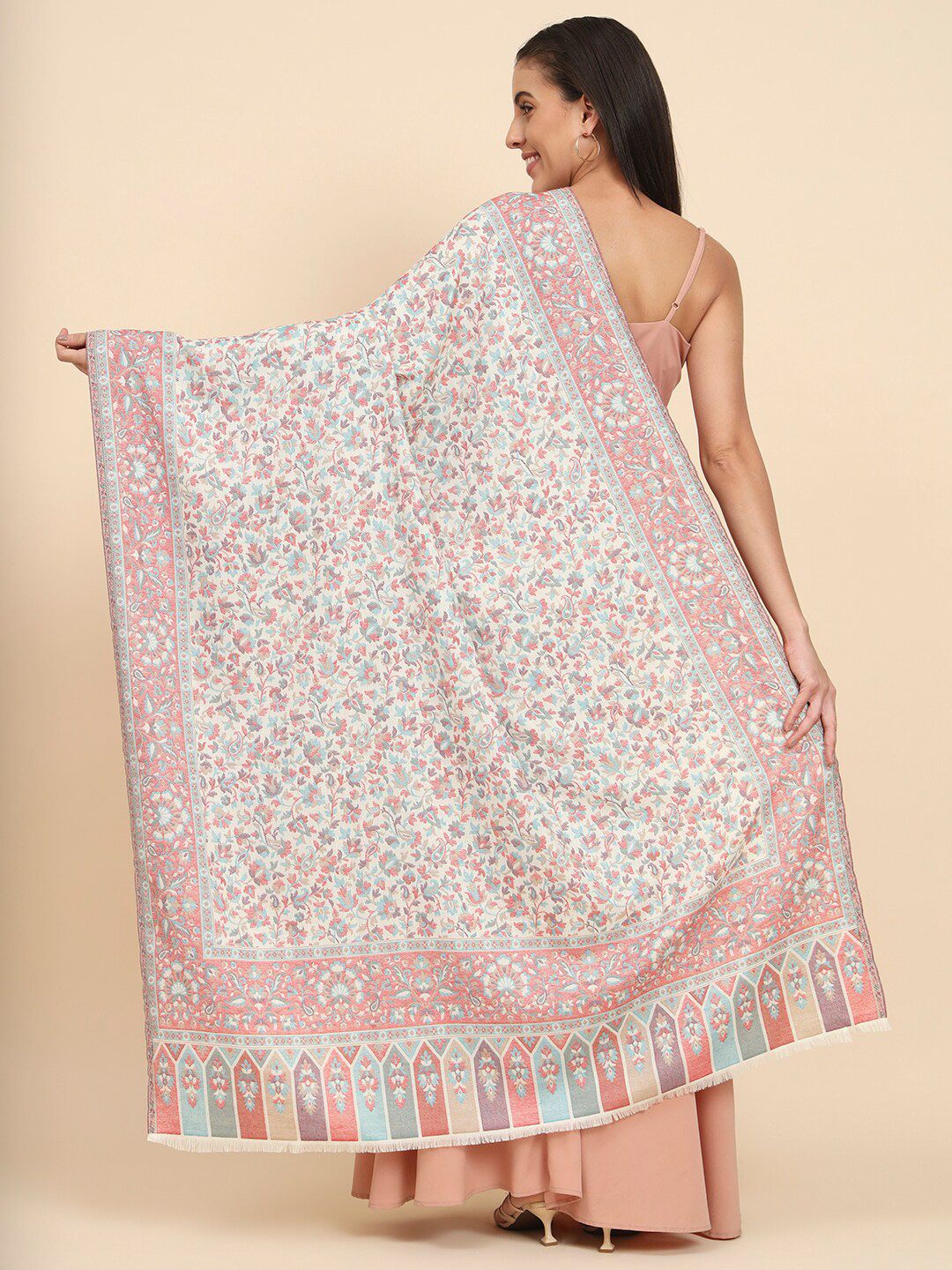 Dhiyona PA Floral Woven Design Shawl