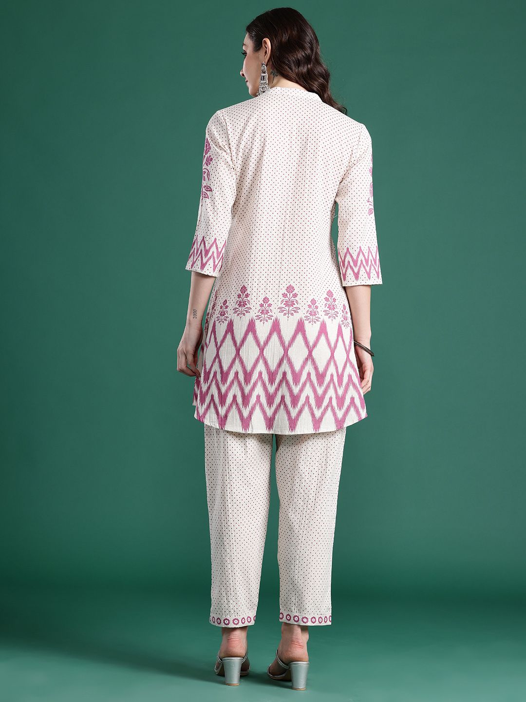 Printed Regular Kurta with Trousers
