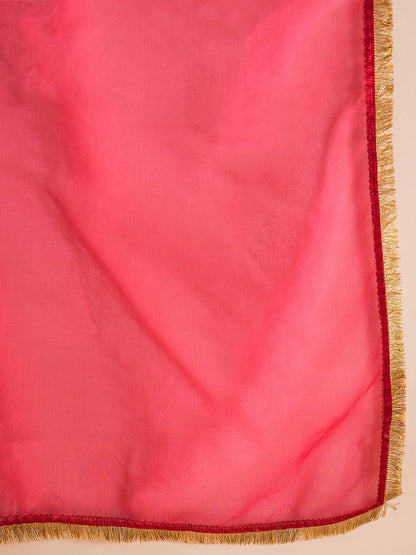 Dhiyona PD Women Embroidered Kurta & Trousers With Dupatta