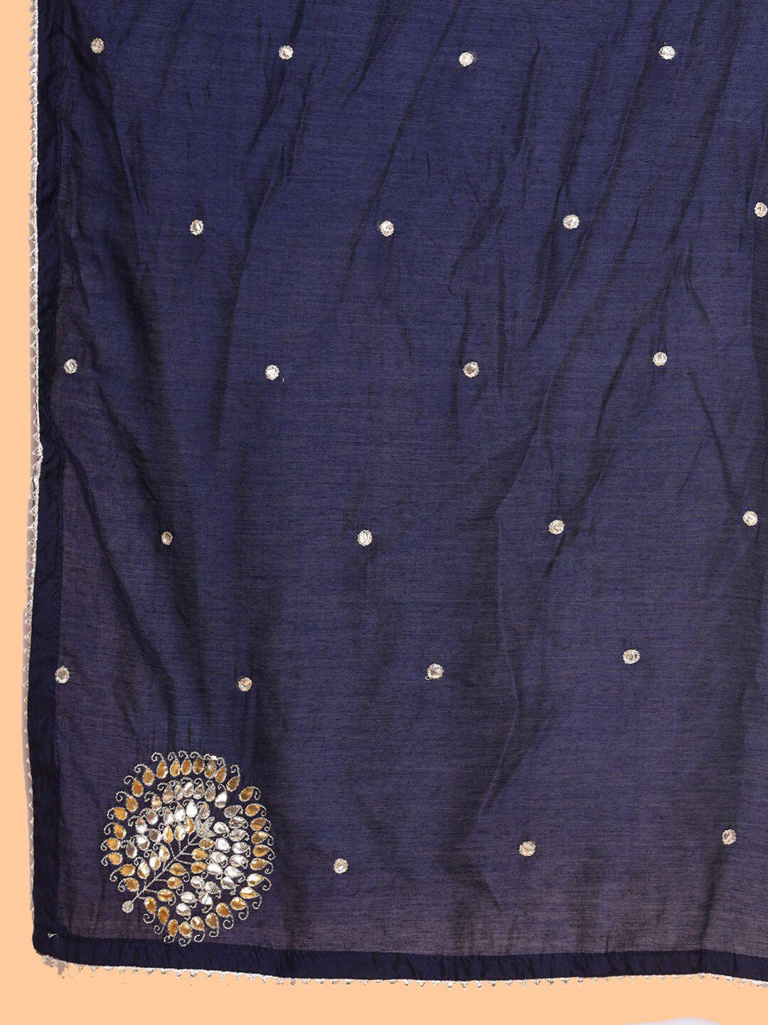 Dhiyona SO Women's Women Purple Chanderi Silk Kurta with Palazzos & With Dupatta