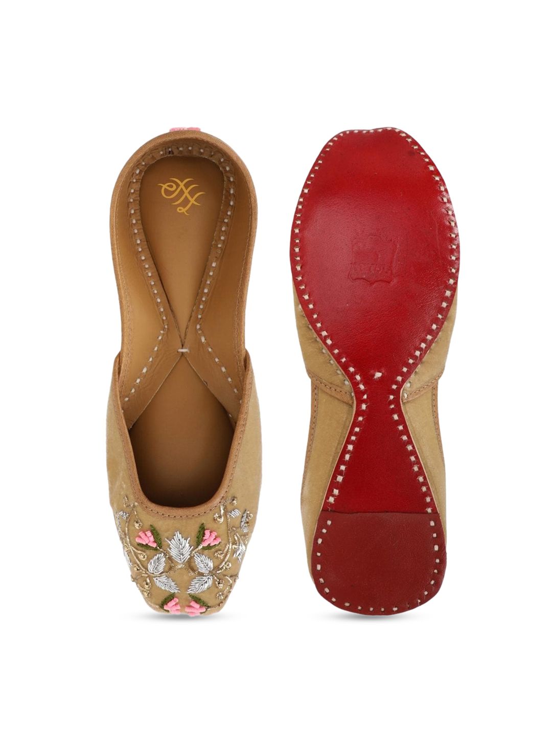 Dhiyona HOP Embroidered Velvet Ethnic Mojaris