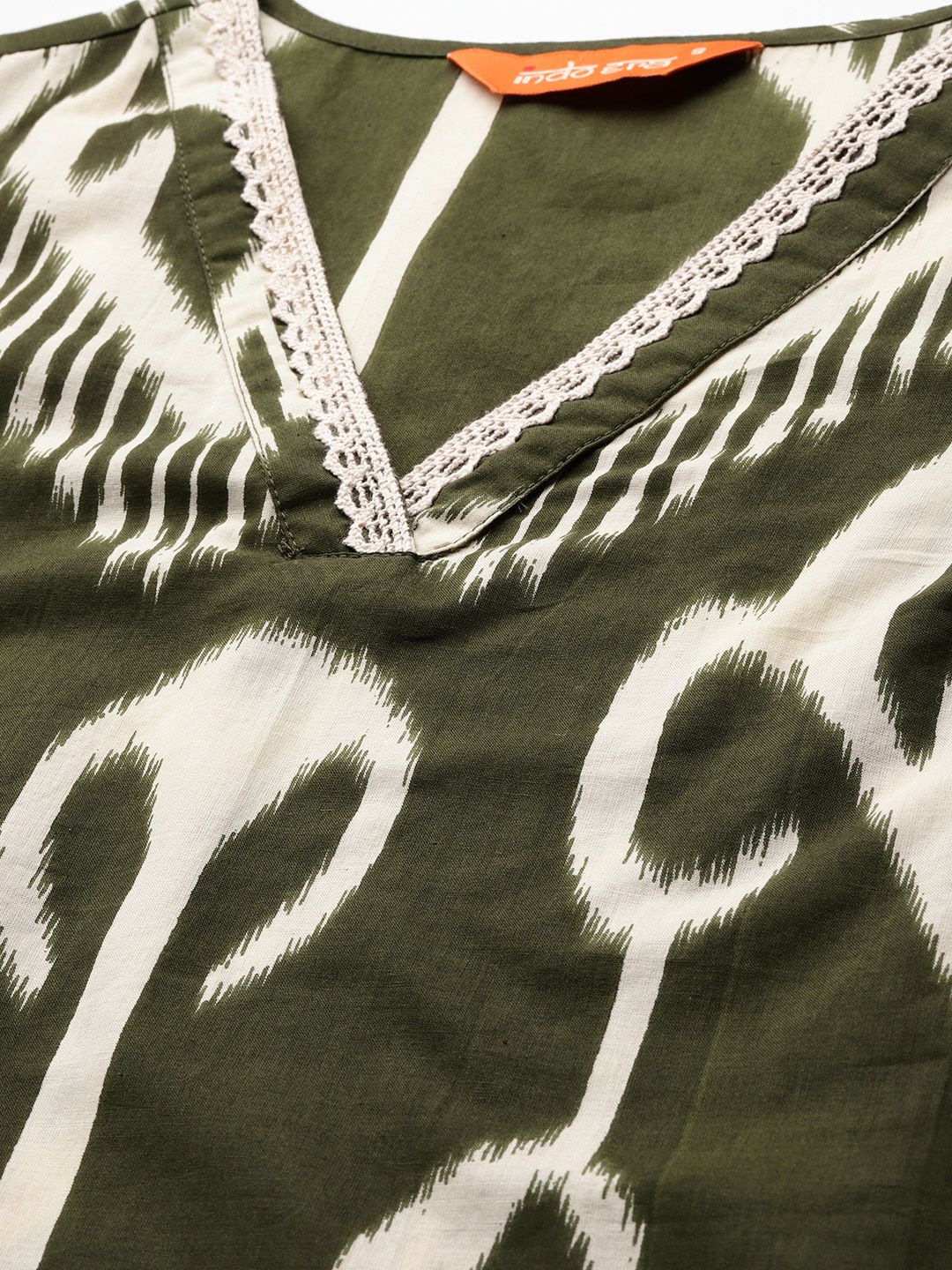 Dhiyona IE Printed Pure Cotton Kurta with Trousers & With Dupatta