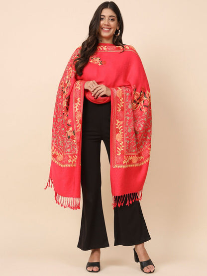 Dhiyona PA Floral Embroidered Shawl