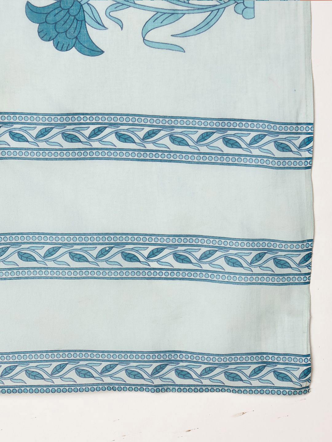 Women Floral Printed Empire Pure Cotton Kurta with Trousers & With Dupatta