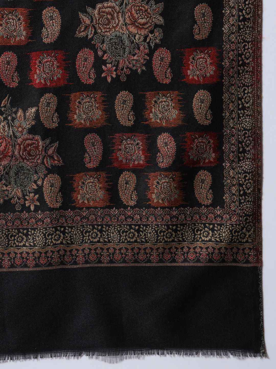 Dhiyona PA Ethnic Motifs Woven Design Jamawar Shawl