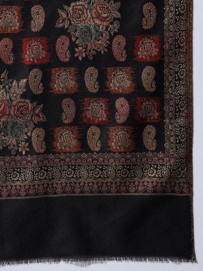 Dhiyona PA Ethnic Motifs Woven Design Jamawar Shawl
