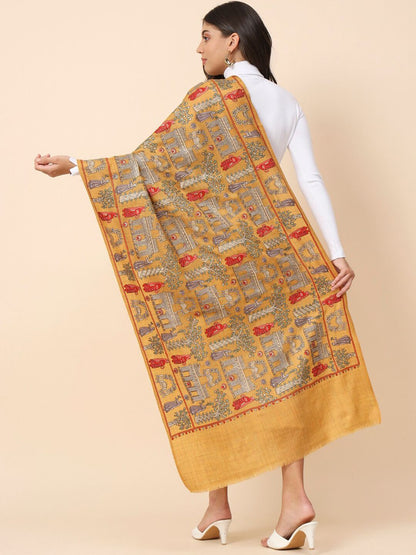 Dhiyona PA Embroidered Pure Wool Shawl