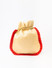 Dhiyona NR Cream-Coloured & Red Embroidered Potli Clutch