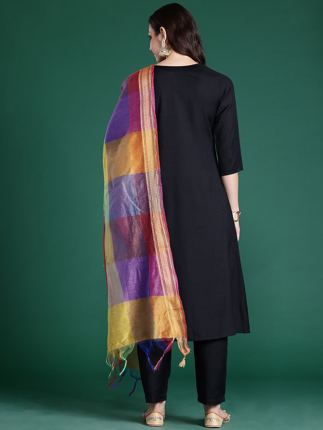 Kurta with Trousers & With Dupatta