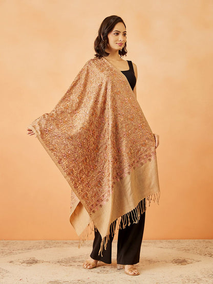 Dhiyona PA Women Paisley Embroidered Shawl