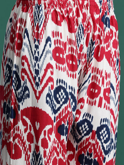 Dhiyona IE Ethnic Motifs Printed Kurta with Palazzos