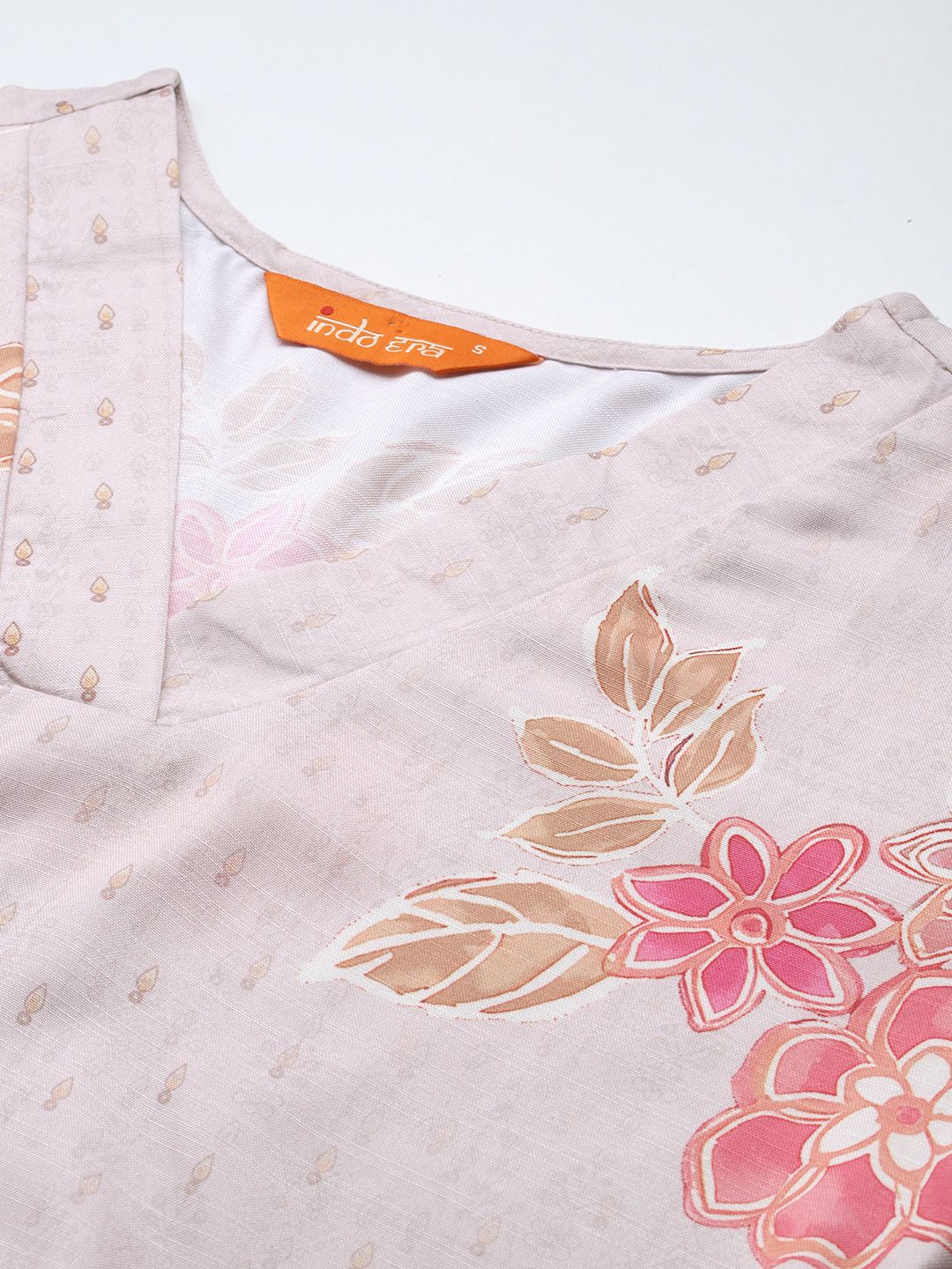 Dhiyona IE Floral Printed Regular Kurta with Trousers