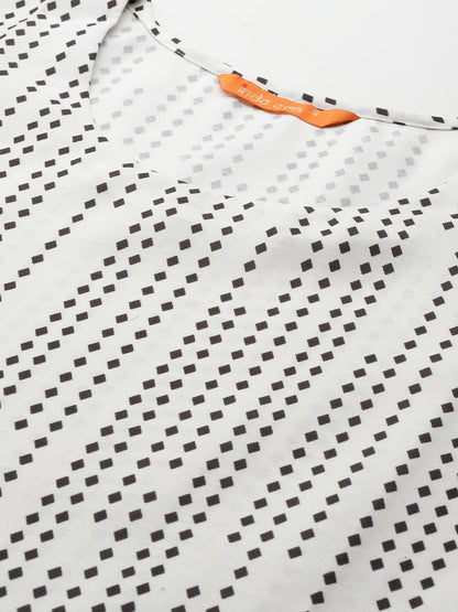 Embroidered Regular Thread Work Kurta with Trousers & Dupatta