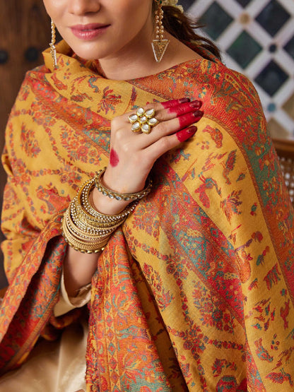 Dhiyona PA Women Paisley Woven Design Shawl