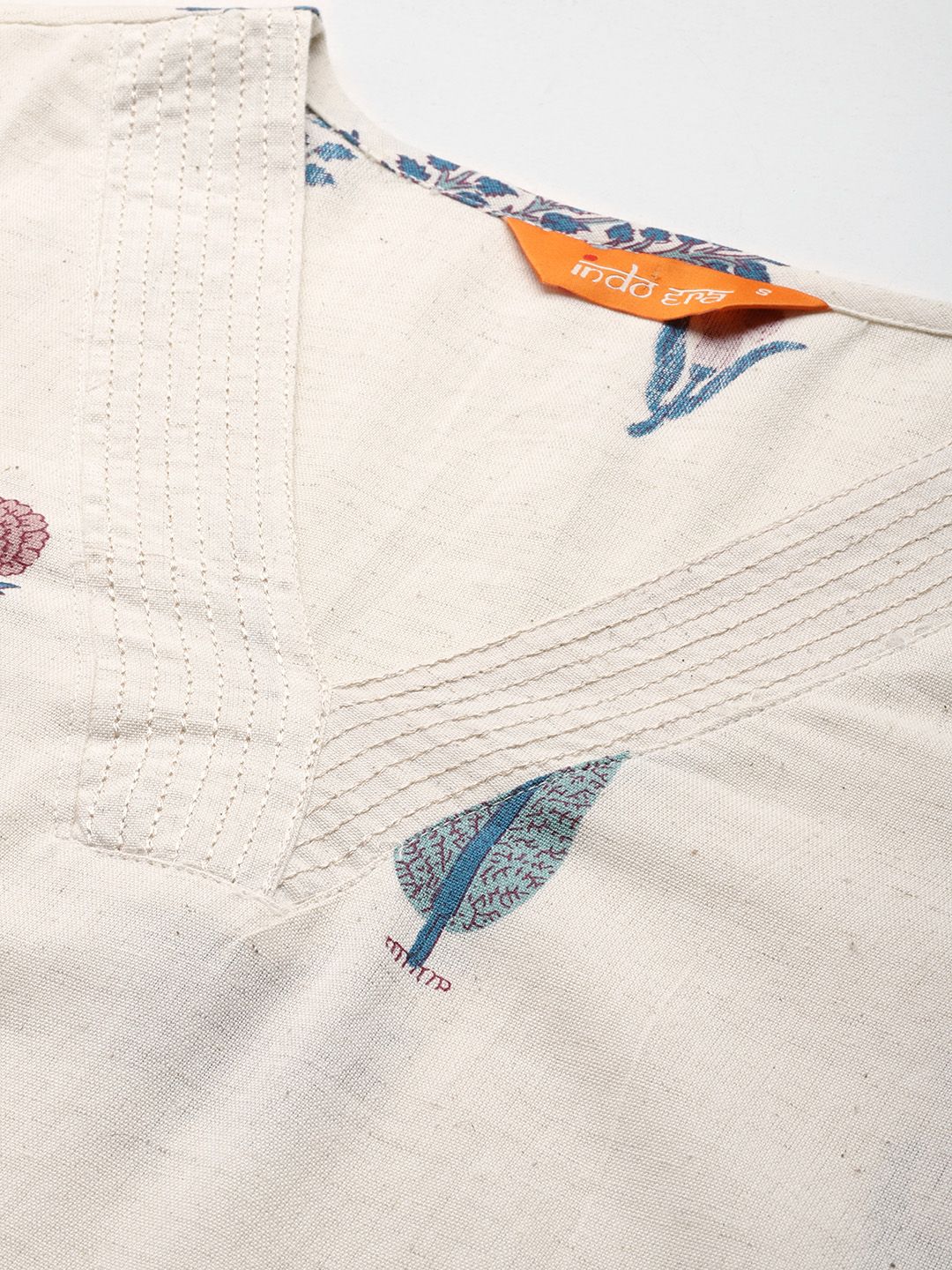 Women Floral Printed Pure Cotton Kurta with Palazzos