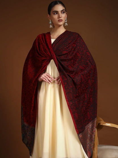 Dhiyona PA Women Abstract Woven Design Shawl