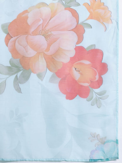 Ethnic Motifs Embroidered Thread Work Kurta with Trousers & With Dupatta