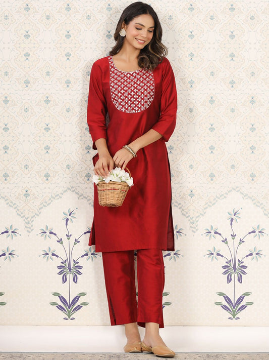 Dhiyona OD  Floral Embroidered Kurta