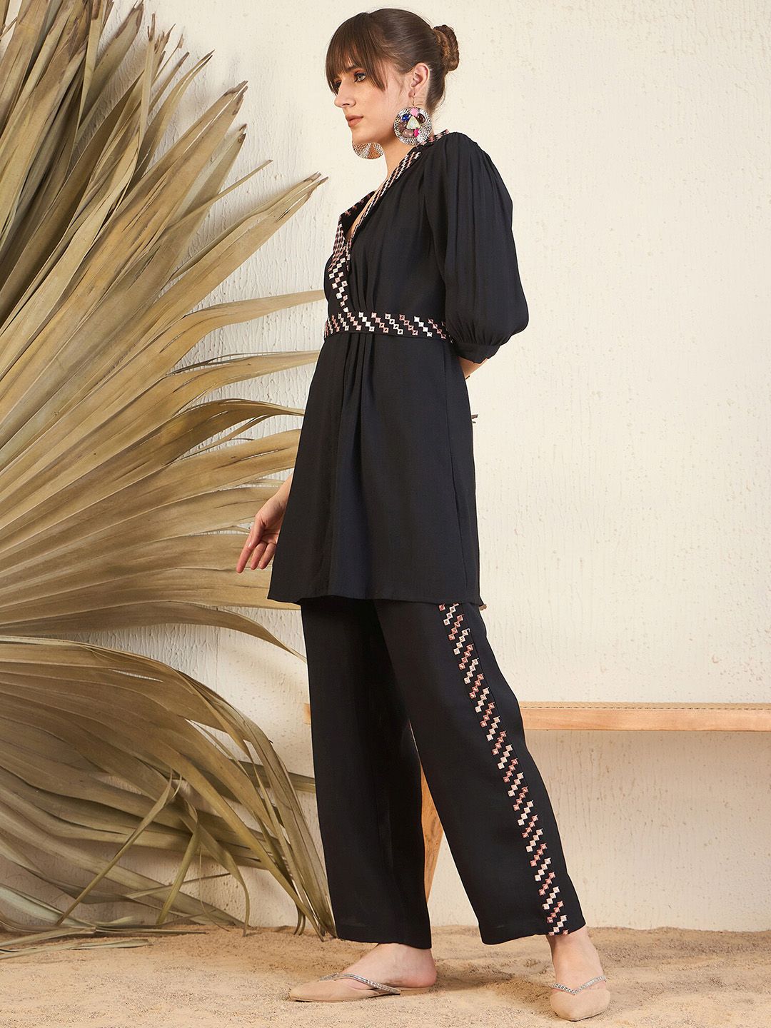 Dhiyona IE Embroidered Top And Trouser