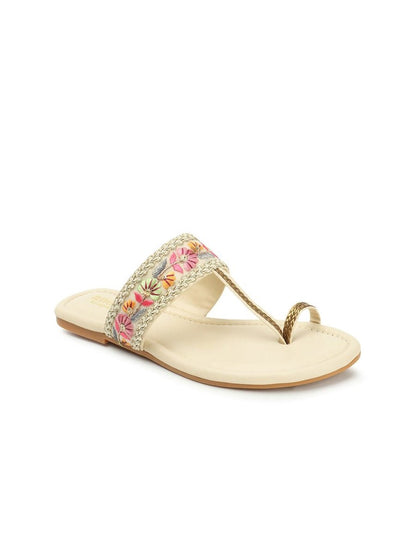 Dhiyona AK Embellished One Toe Flats