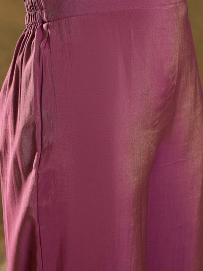 Dhiyona IE Women Floral Embroidered Regular Kurta with Trousers & With Dupatta