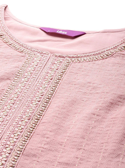 Dhiyona LB Women's Pastels Dobby Kurta