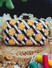 Dhiyona NR Striped Floral Embroidered Box Clutch