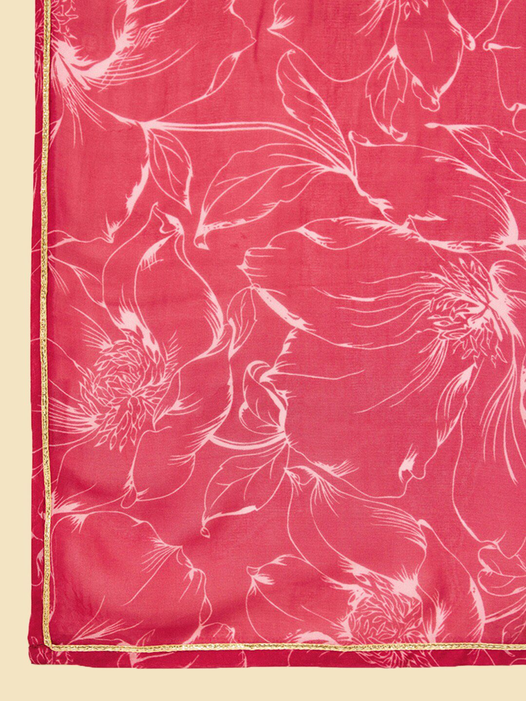 Dhiyona SO Women's Regular Gotta Patti Kurta with Trousers & Dupatta