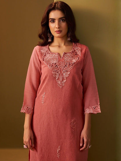 Women Ethnic Motifs Embroidered Kurta with Trousers & Dupatta