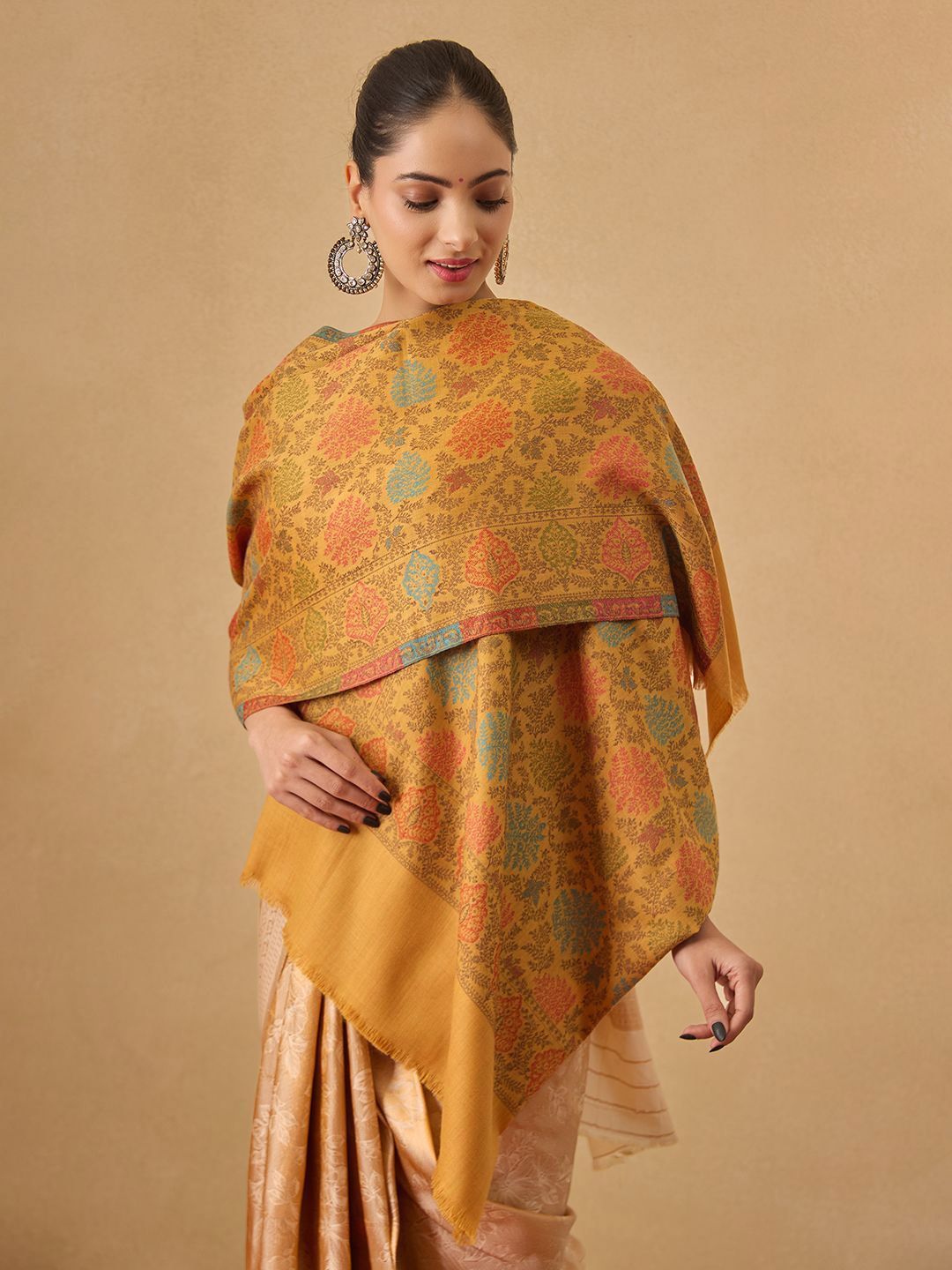 Dhiyona PA Floral Woven Design Shawl