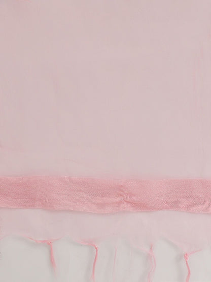 Dhiyona VA Women'sFloral Yoke Design Gotta Patti Kurta & Trousers With Dupatta