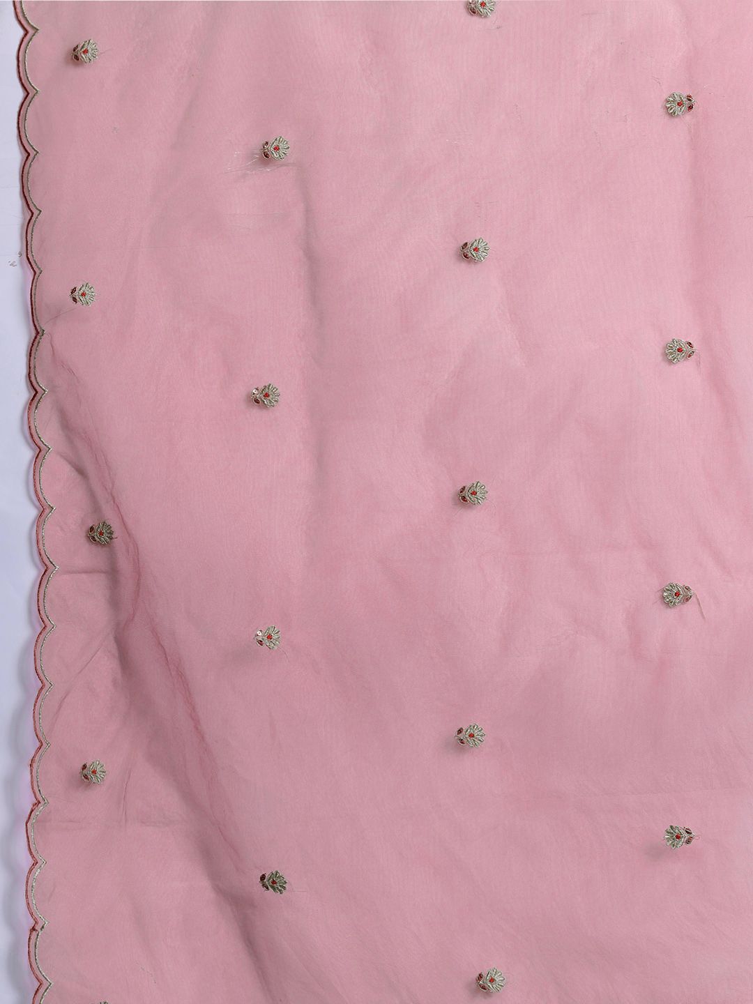 Dhiyona IE Ethnic Motifs Embroidered Sequinned Kurta with Trousers & With Dupatta