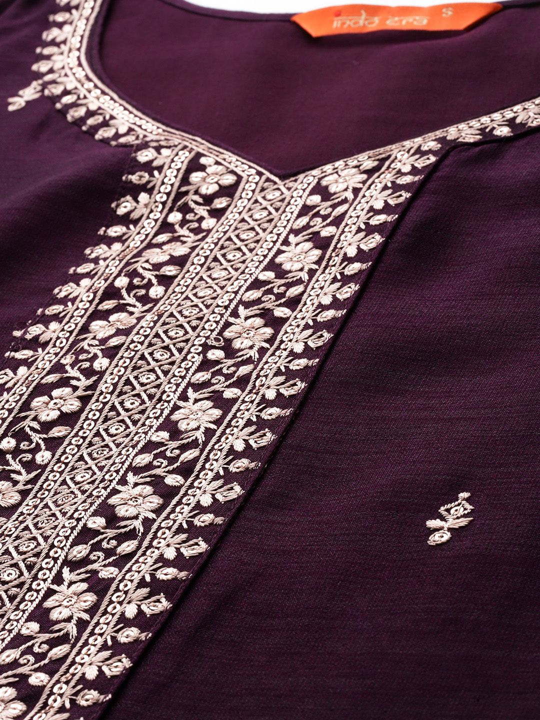 Ethnic Motifs Embroidered Kurta with Trousers & Dupatta