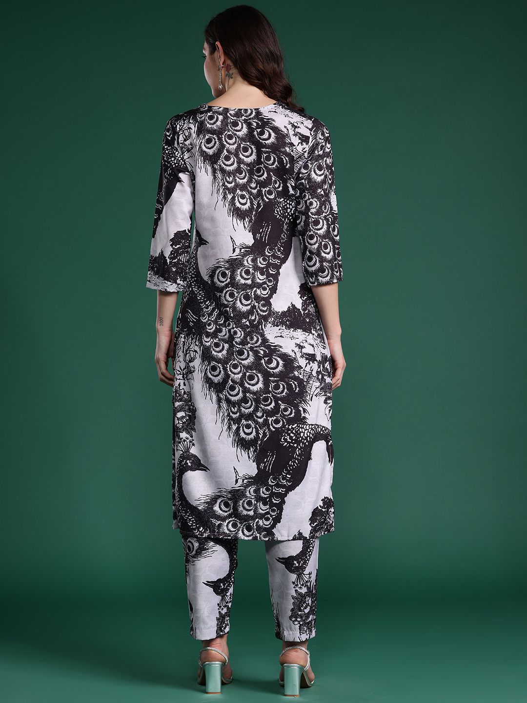 Floral Embroidered Regular Kurta with Trousers & With Dupatta