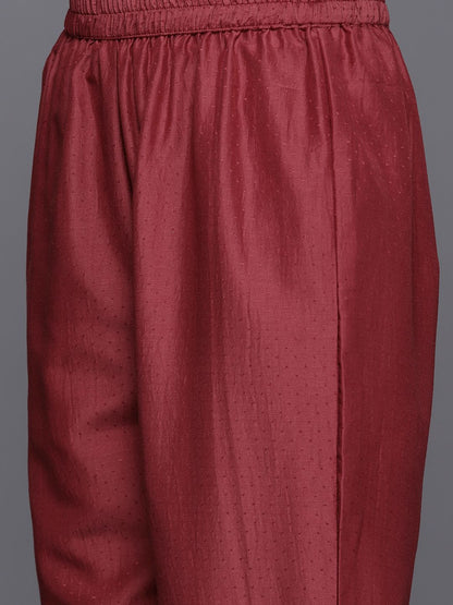 Dhiyona VA Women's Yoke Design Sequinned Kurta with Trousers & With Dupatta
