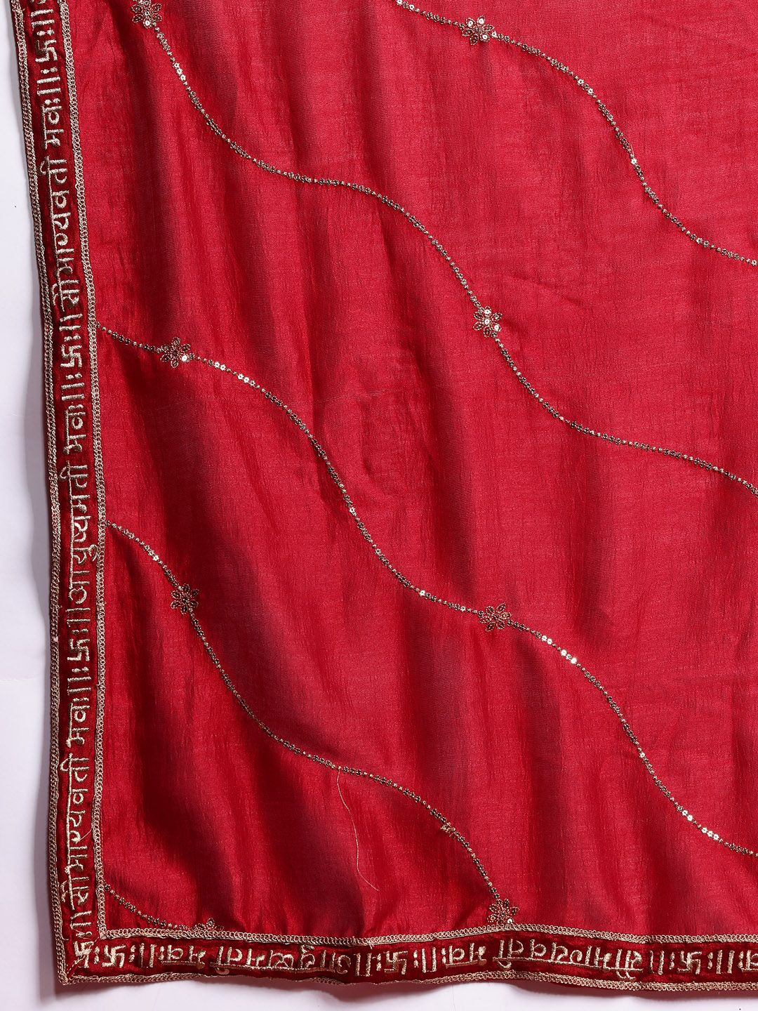 Ethnic Motifs Embroidered Empire Kurta with Trousers & Dupatta