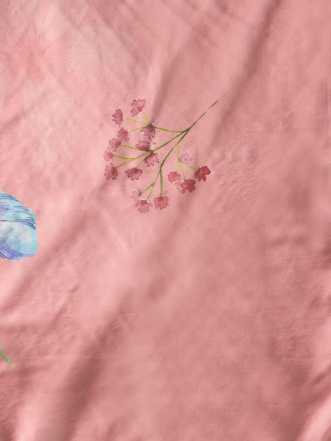 Dhiyona IE Women Floral Embroidered Thread Work Pure Cotton Kurta with Trousers & Dupatta