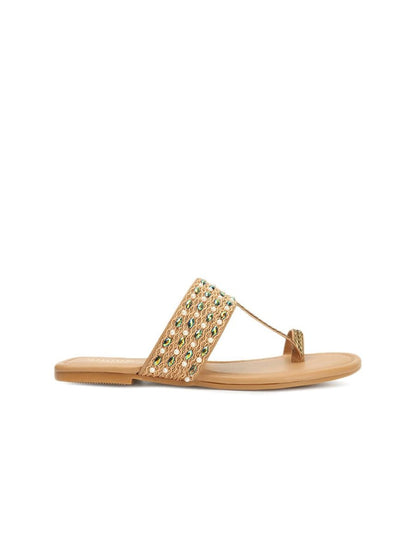Dhiyona AK Embellished One Toe Flats
