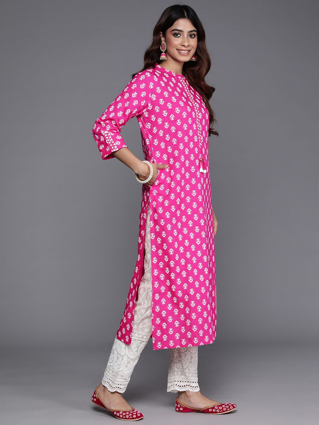 Dhiyona IE Women Ethnic Motifs Printed Kurta